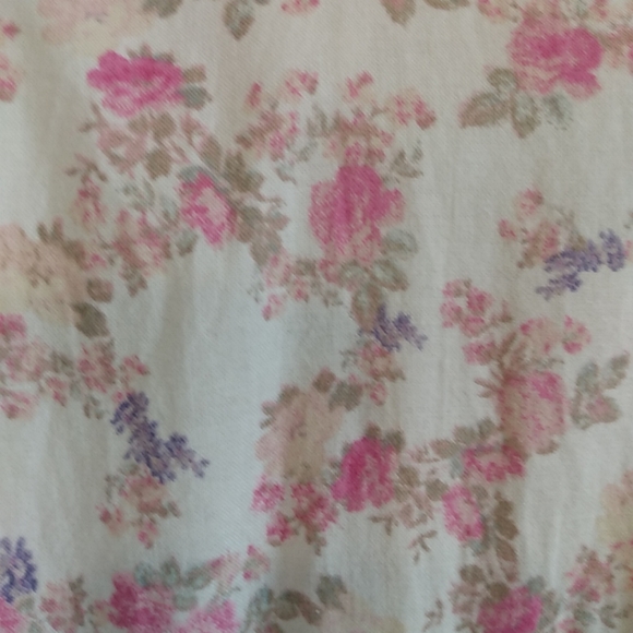 LoveShackFancy CAMILLE Petticoat Tier Floral Chic Dress Pink Patchwork Shabby XS - Picture 5 of 14